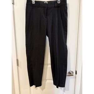 Lane Bryant The Allie Black Metallic Shimmer Straight Leg Pants 14S New
